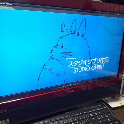 デスクトップパソコン 【Blu-ray視聴可】Core i7 NEC一体型 Blu-ray