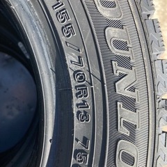 スタットレスタイヤ未使用155/70-13