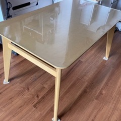 ダイニングテーブル　木製　ナチュラルカラー　120×75×65