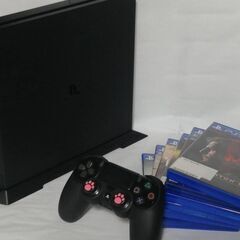 🎍PS4🌟 本体 500GB🌟ジェット・ブラック🌟ソフト６本付き🌟