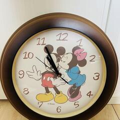 昭和レトロ ビンテージ Disney ミッキー＆ミニー 掛時計 ...