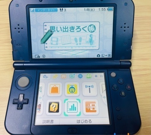 中古 NEW 3DS LL ブルー 2023/01/01