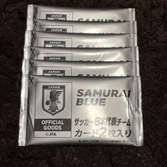 SAMURAI BLUEサッカー日本代表チームカード（2枚入り6...
