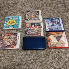 任天堂3DS LL 中古品【本体とカセットまとめ売り】