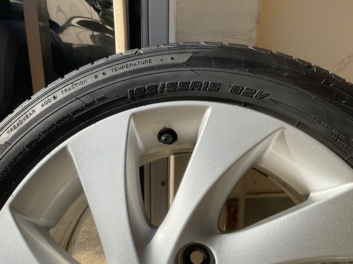 185/55R15・bB純正アルミホイール付・DUNLOPSPスポーツLM705