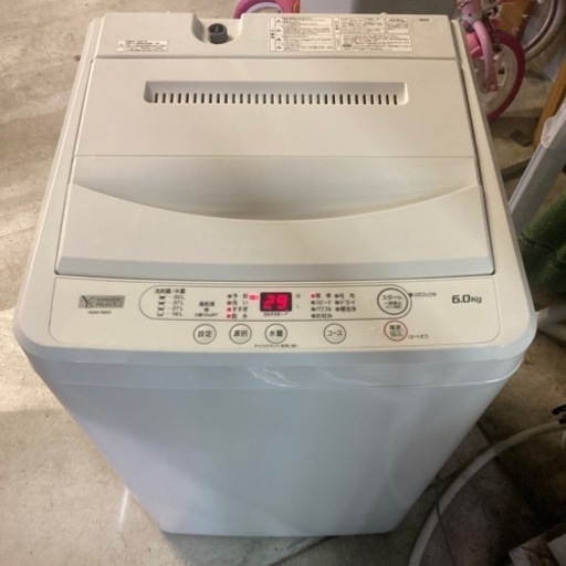 美品　2021年製 全自動洗濯機 6k YAMADASELECT YWMT60H1
