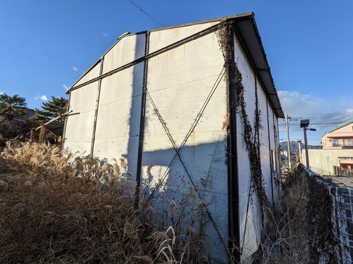 【引取限定】工事現場用にいかがですか？　大型プレハブ　縦540cm×横720㎝×高さ340cm　間口幅180㎝