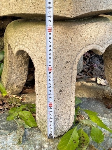 逸品 時代 石灯篭 石灯籠 御影石 石見銀山立灯篭出雲来待灯篭道祖神