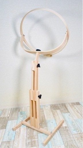 【未使用品】キルティング フープスタンド 手作り パッチワーク
