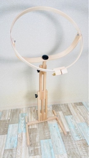 【未使用品】キルティング フープスタンド 手作り パッチワーク