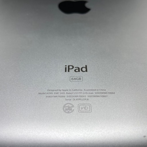 iPad2 64GB Wi-Fiモデル