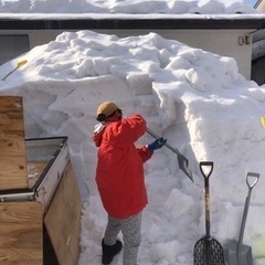 雪の排雪　屋根の雪下ろしご相談下さい。