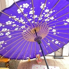 【値下げしました】七五三　傘　美しい紫色