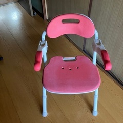 【受渡済】介護用品　入浴用折り畳み椅子　台もおつけします