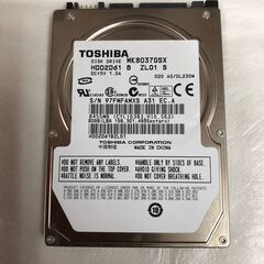 TOSHIBA 80GB 2.5 HDD2D61