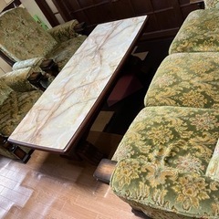 応接　ソファー、テーブル　セット
