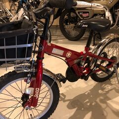 【84】子供用自転車 子供車 Jeep レッド 16インチ 84】子供用自転車 子供車 Jeep レッド 16インチ