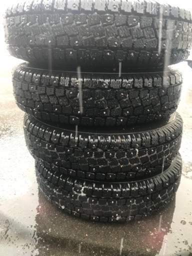 軽トラ用　バリピン　スパイク　スタッドレス　4本セット