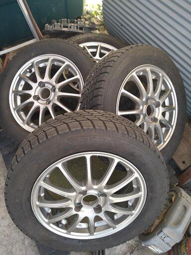 アルミ　スタッドレスタイヤ　4本セット　200/60r16 スタッドレスタイヤセット4本のみ