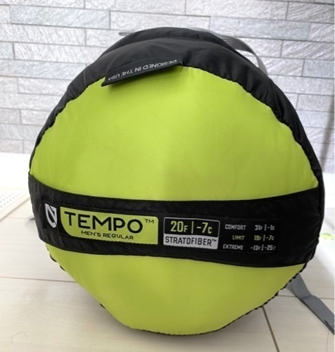 最終値下！新品 ★ 寝袋 NEMO ニーモ TEMPO20 テンポ20 NM-TMP-M20 シュラフ スリーピングバッグ