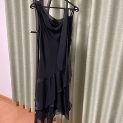 【美品】結婚式　ドレス　黒　サイズM