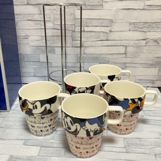新品フランフランディズニーマグセット