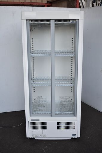 【ジモ取引終了3/4】≪y521≫美品 動OK Panasonic/パナソニック 冷蔵ショーケース SMR-H99NB スライドガラス扉 168L 100V 店舗 41225-05