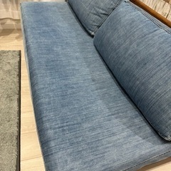 unico L字ソファ　人気デニムタイプ