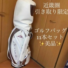 【美品】ゴルフバッグ　11本セット