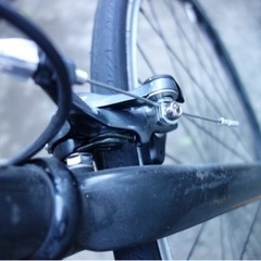 メンテナンス直後のロードバイク