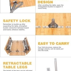 アウトドア　チェア2つ+テーブルセット