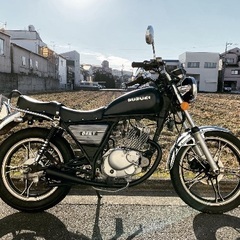 ■GN125H 純正加工マフラー　ウィング菅風