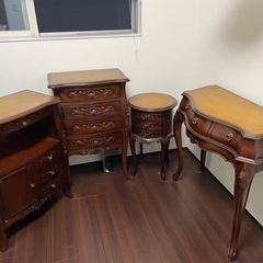 購入者決まりました！アンティーク家具 セット売り