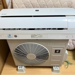 中古　SHARPルームエアコン/ 取り付け工事込み/ 発送無料