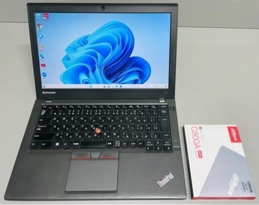 配送可！　年賀状　新品SSD、Windows11搭載　i3　Lenovo製ノートパソコン　カメラ、Bluetooth、ACアダプター付属、レノボ