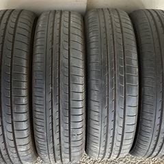 【20年製バリ山】155/65R14 ブルーアース RV-02CK アルミ　４本