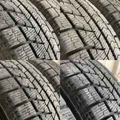 19年製バリ山】155\\65R13 VRX ブリザック 冬タイヤ アルミ4本