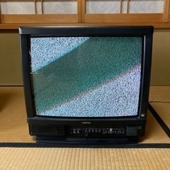 ブラウン管テレビ　東芝カラーテレビ　21N2 