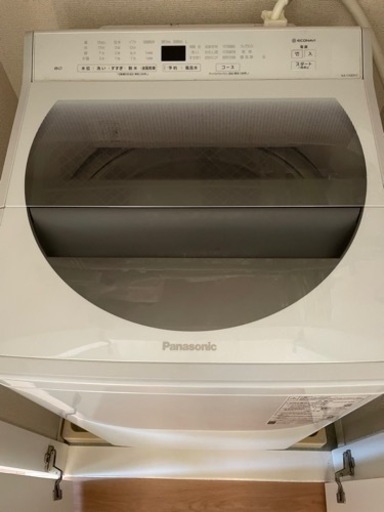 【2019年製】【Panasonic パナソニック】8.0kg洗濯機　NA-FA80H7