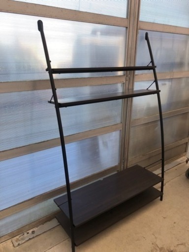 壁面ハイタイプオープンTVラック 120cm×40cm×180cm