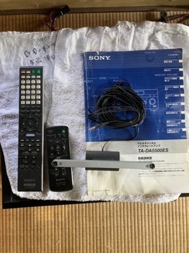 【極美品・動作品】 SONY TA-DA5500ES AVアンプ　リモコン付き 極美品・動作品】 SONY TA-DA5500ES AVアンプ リモコン付き