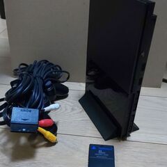 PS2  PlayStation2 小型薄型縦置き