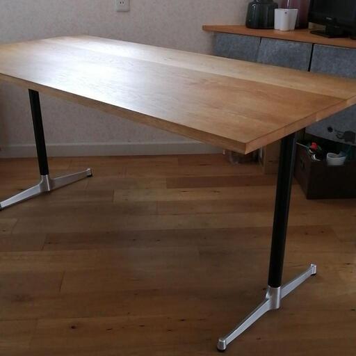 グリニッチ カフェテーブル オーク w150cm 無垢材テーブル