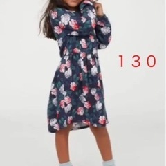 【新品未使用】H&M  ビスコースワンピース⭐️130 女の子