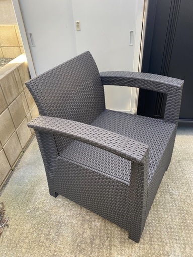 ガーデンテーブルセット 椅子×2 テーブル×1