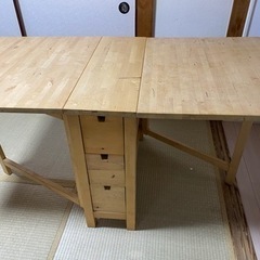 【ネット決済】折りたたみダイニングテーブル