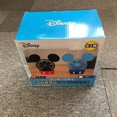 Disney ミッキーマウス卓士扇風機　BLACK 新品
