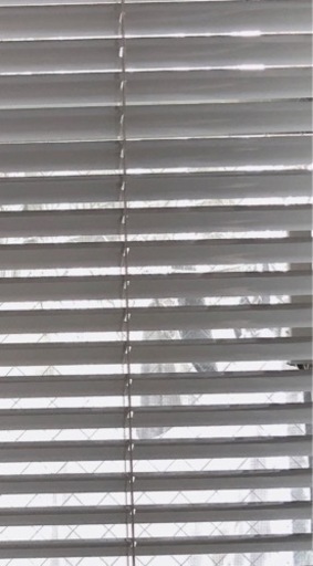 【値下げ】ブラインド グレー セパレート 掃き出し窓サイズ(幅183cm×高さ190cm)