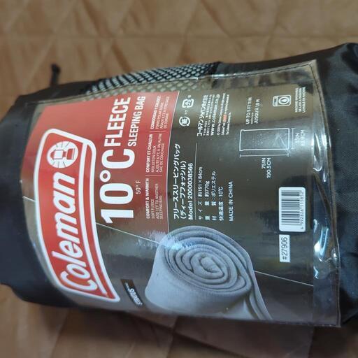 値下げしました❗新品未使用品　コールマン　Coleman　フリーススリーピングバッグ