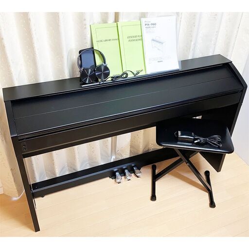 〓お渡し完了〓♪電子ピアノ☆美品！【カシオ｜PriviA・PX-760（14年）】椅子、ヘッドフォン、楽譜セット